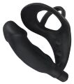 Ерекційне кільце з анальною пробкою - Black Velvets Ring &amp; Vibro Plug