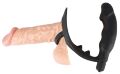 Ерекційне кільце з анальною пробкою - Black Velvets Ring &amp; Vibro Plug