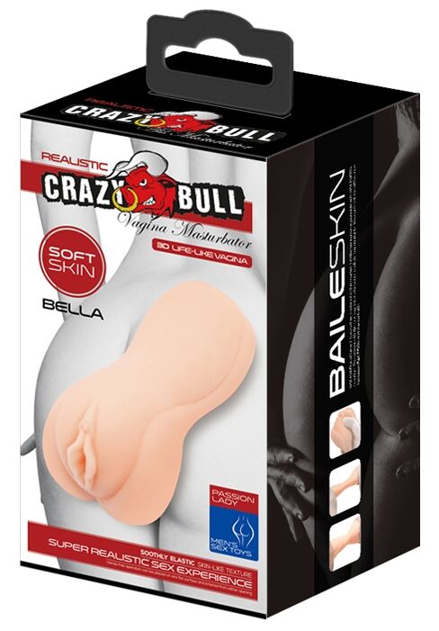 Мастурбатор-вагина Crazy Bull - Bella Realistic Masturbator, BM-009187-1