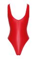 Боди Noir Handmade F352 Red powerwetlook body - L
