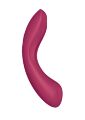 Вакуумный вибратор с тройной стимуляцией Satisfyer Curvy Trinity 1, бордовый