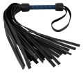 Флогер кожаный Leather flogger black/royal