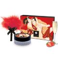 Вкусная пудра для оральных ласк Shunga Body Powder Sparkling Strawberry Wine, 75 г, аромат клубники с шампанским
