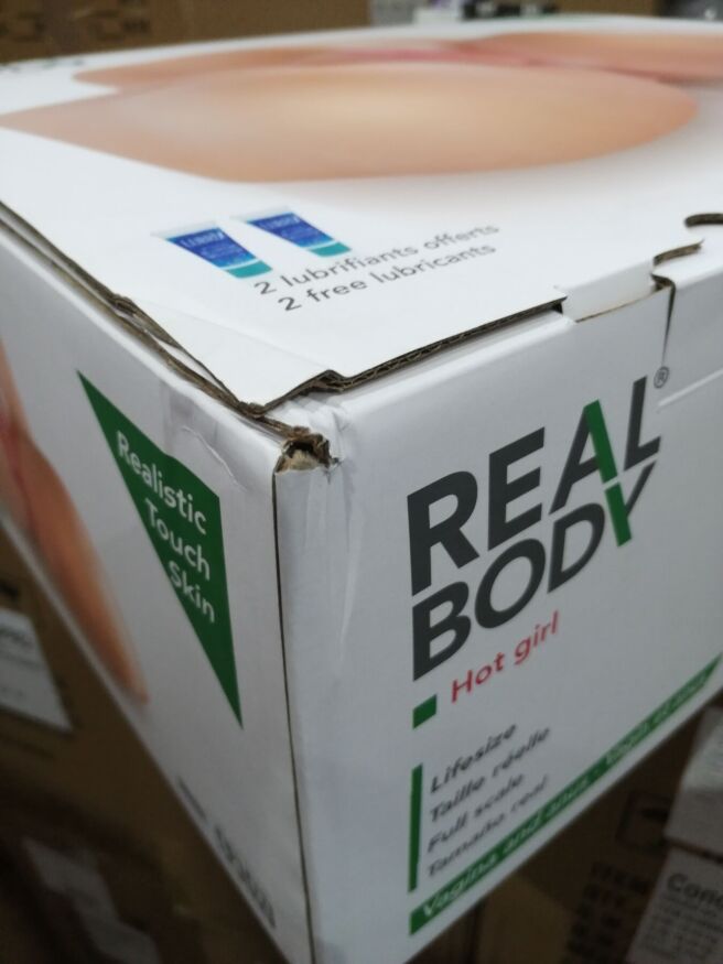 Мастурбатор-полуторс Real Body — Hot Girl, два входа: вагина и попка(мятая упаковка!!!)
