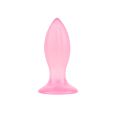 Пробка анальная на присоске Chisa Hi-Rubber Butt Plug. розовый