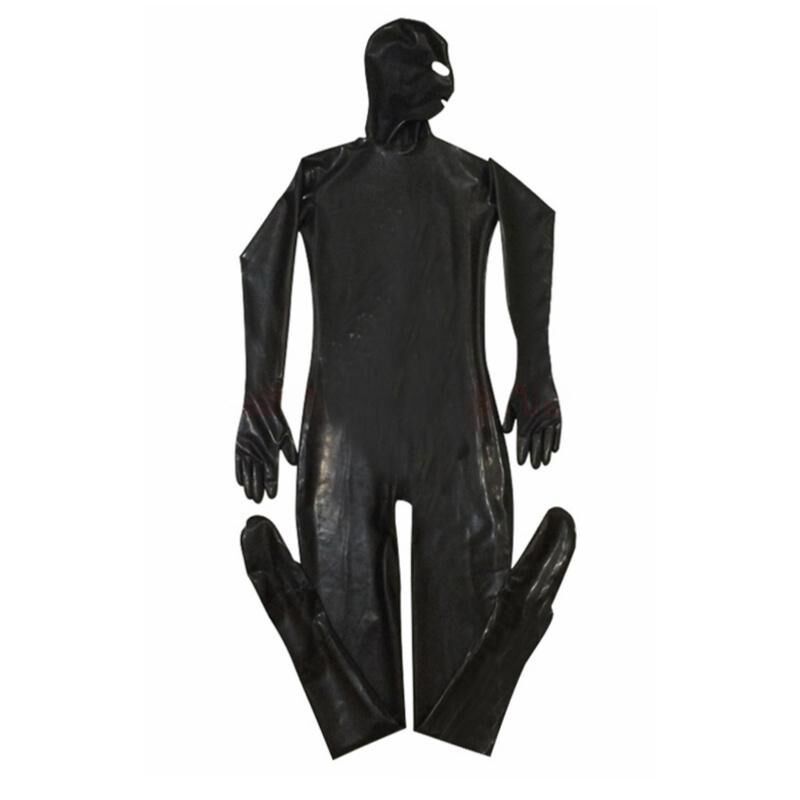 Комбинезон для бондажа DS Fetish Bondage playsuit размер L blac