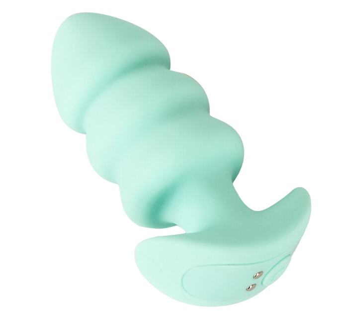 Анальная пробка с вибрацией Vibrating Mini Butt Plug Green