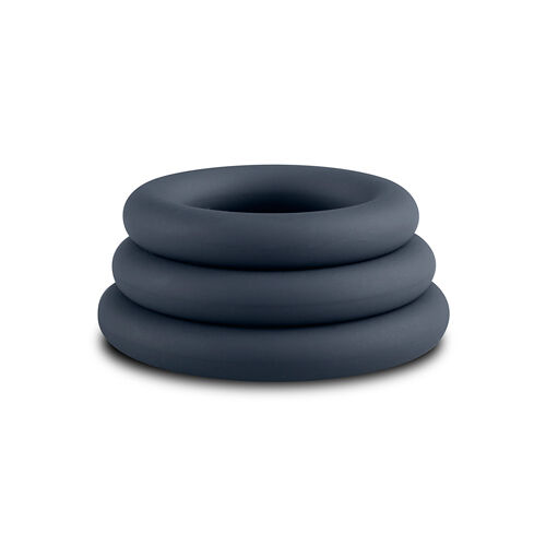 Набор из трех эрекционных колец Boners Boners 3-Piece Cock Ring Set