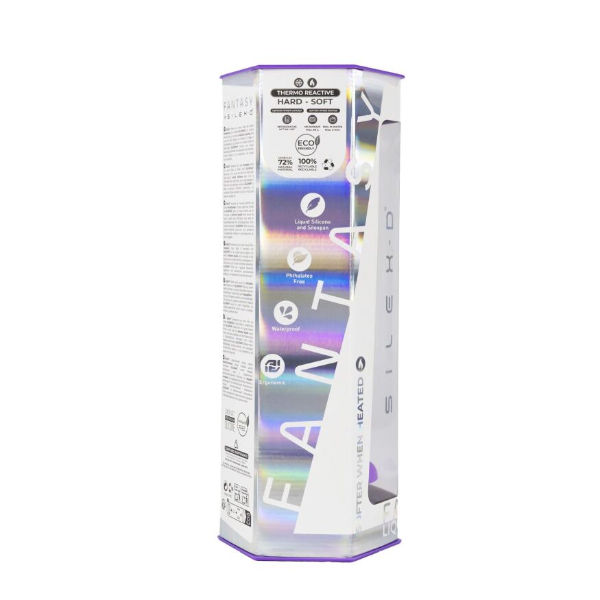 Ділдо SilexD Fantasy Liquid Silicone Dreamy 7in Purple