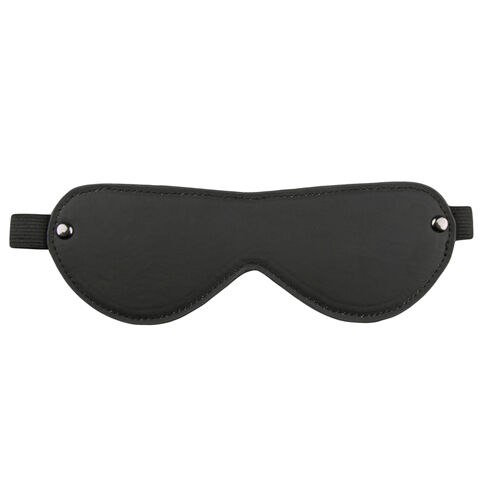ET283BLK Маска на глаза Leather Eye Mask