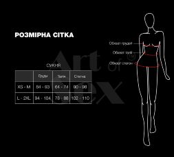 Платье на шнуровке Art of Sex - Demi, цвет черный с эффектом мокрого бархата, L-2XL