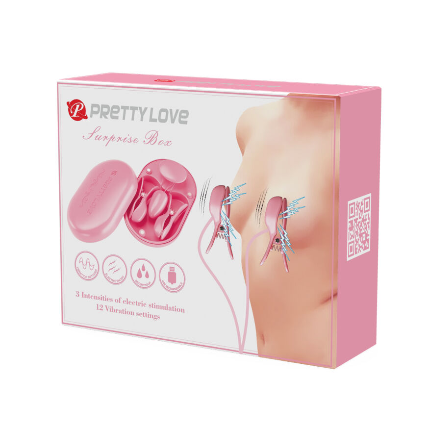 Електростимулятор для грудей PRETTY LOVE - Surprise Box Pink, BI-300034