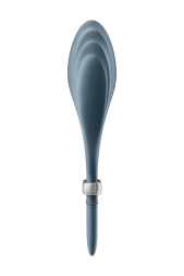 Регульована ерекційна каблучка з вібрацією SATISFYER DUELIST DARK синій