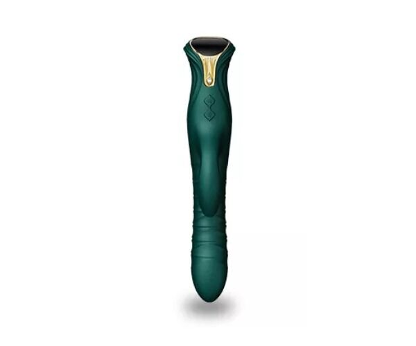 Вибратор-кролик Zalo Mose Rabbit Thruster+Heating зелёный