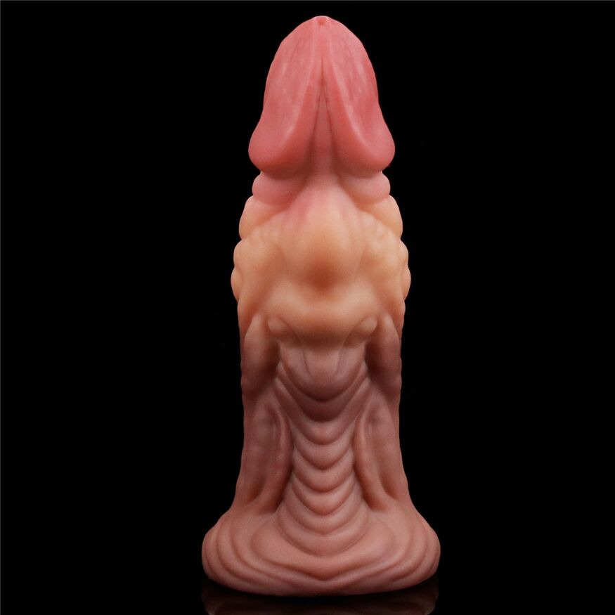 Фаллоимитатор LoveToy - Dual-Layered Silicone Plug 7" Brown