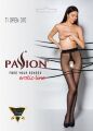 Колготки с открытым доступом Passion TIOPEN 015 black 3/4 (20 den), контрастная двойная резинка  