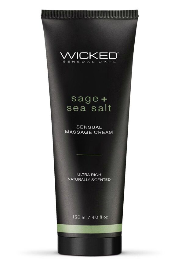 МАССАЖНЫЙ КРЕМ WICKED SENSUAL 120 МЛ С АРОМАТОМ ШАЛФЕЯ