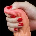 Большой фантазийный фаллоимитатор - Dual-Layered Silicone Cock 9.5" Flesh
