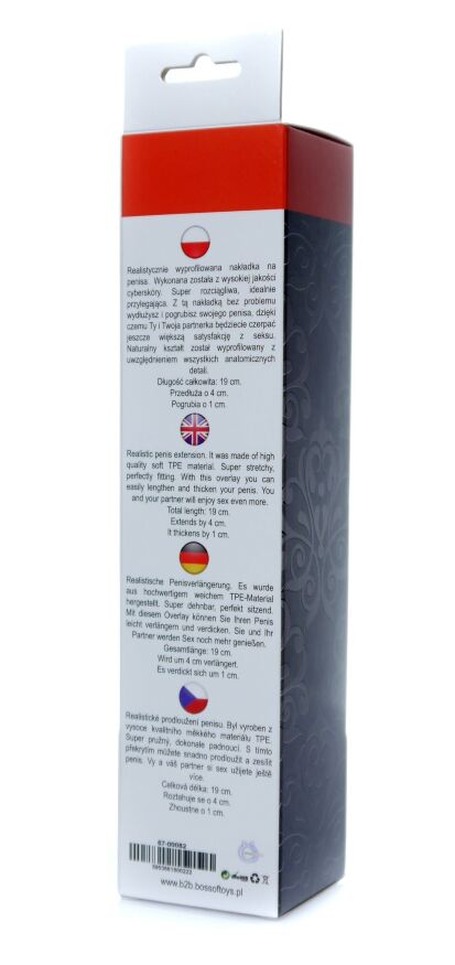 Насадка презерватив удлиняющая Boss Series - Perfect Sleeve Mulatto ( extends 4 cm ), BS6700097
