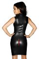 Платье с красными декоративными молниями Noir Handmade F106 из винила, S