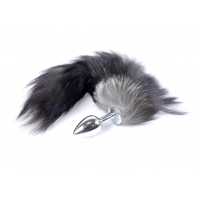 Анальная пробка с хвостом Boss of toys Fox TAIL- Black XXL