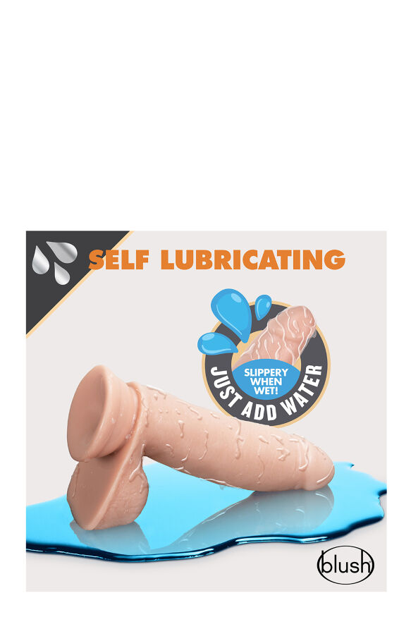 Фаллоимитатор самосмазывающийся Blush DR. SKIN 7INCH SELF LUBRICATING DILDO