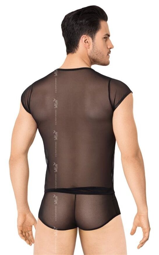 Комплект білизни - Shirt and Shorts 4608, black - M/L
