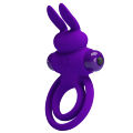 Эрекционное кольцо PRETTY LOVE Penis Ring двойным кольцом, фиолетовое