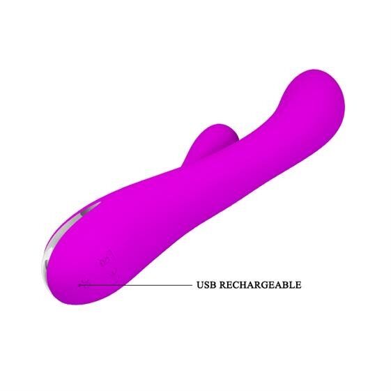 Вібратор з підігрівом - Pretty Love Wilbur Vibrator Pink With Heating