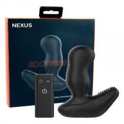 Товстий масажер простати Nexus Revo Extreme ∅ 5,4 см, з голівкою, яка обертається і пультом ДК