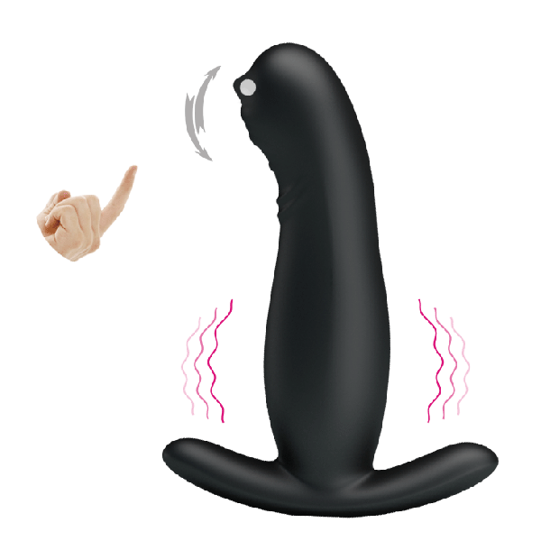 Виброяйцо OVO R4 REMOTE, BLACK CHROME