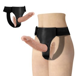 Подвійний жіночий страпон- Ultra Passionale Harness Double Dildos Plus Strap On 7.1"+5.9"