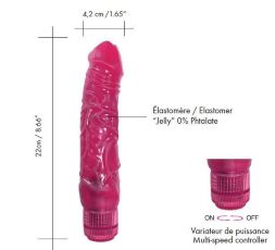 Вибратор Dorcel Jelly Boy, диаметр 4,2см ТПЕ, плавная регулировка мощности вибрации