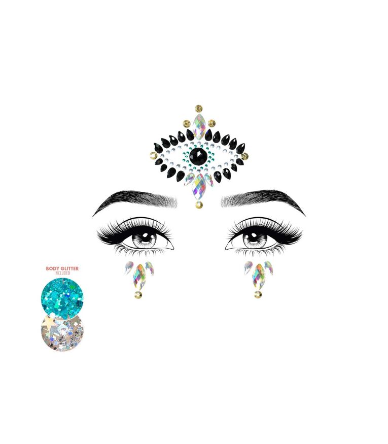 Наклейки для лица Leg Avenue Divinity Face jewels sticker O/S