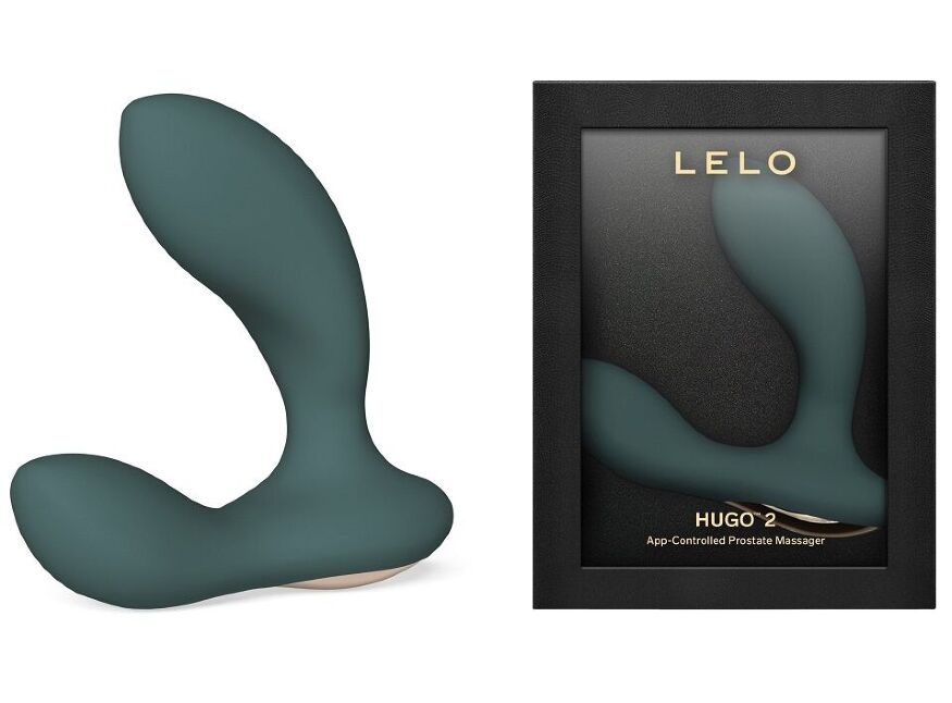 Смарт-масажер простати LELO Hugo 2 Green, 2 мотори