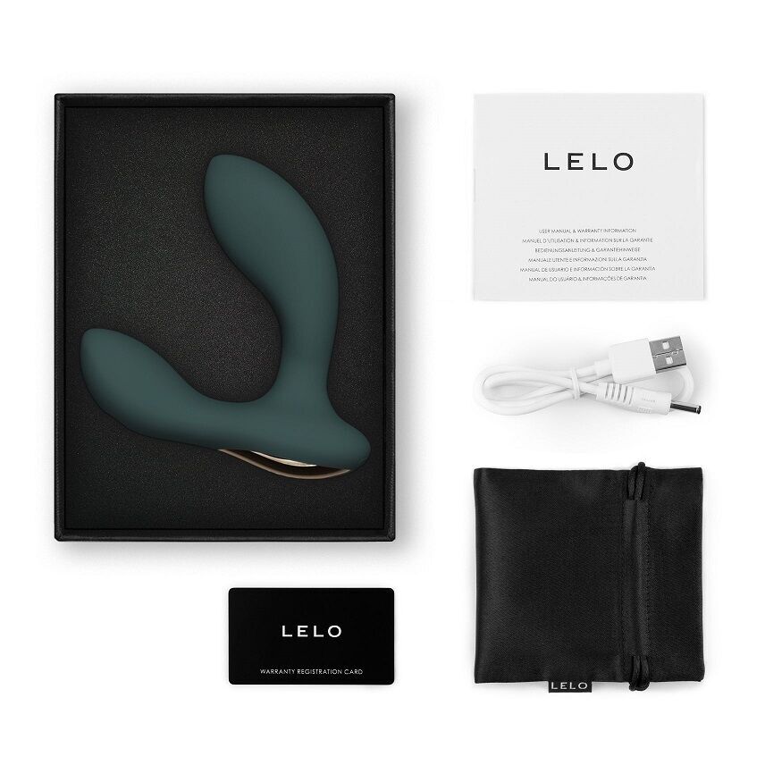 Смарт-масажер простати LELO Hugo 2 Green, 2 мотори
