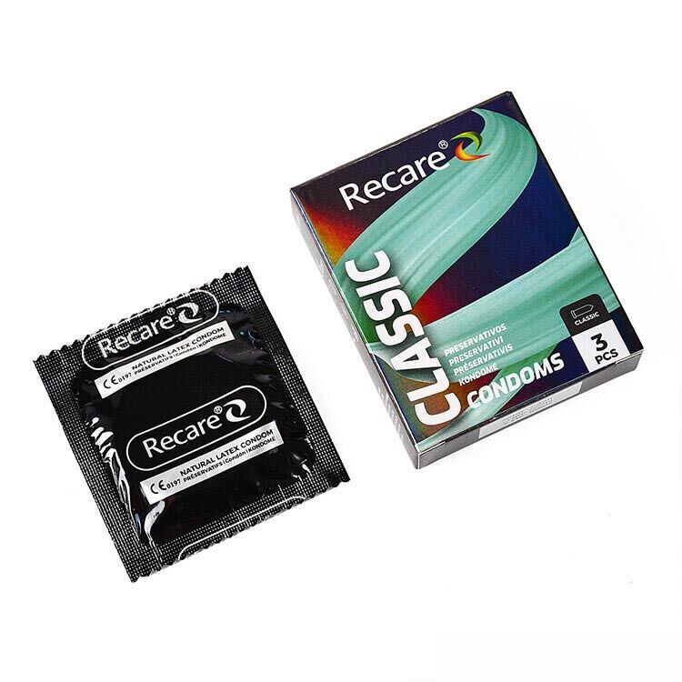 Стандартные презервативы Holographic Recare Classic Condoms 3 шт