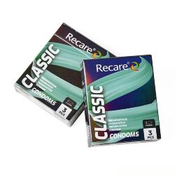 Стандартные презервативы Holographic Recare Classic Condoms 3 шт