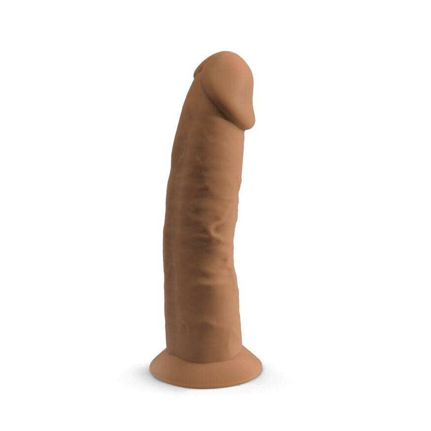 Фаллоимитатор SilexD Henry Caramel (MODEL 2 size 7.5in), двухслойный, силикон+Silexpan, диаметр 4,8см