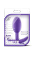 Анальная пробка с уникальным стимулирующим дизайном LUXE WEARABLE VIBRA SLIM PLUG MEDIUM