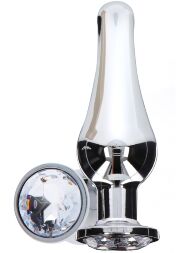 Анальная пробка металлическая TOY JOY Diamond, L, 13 × 9,5 см