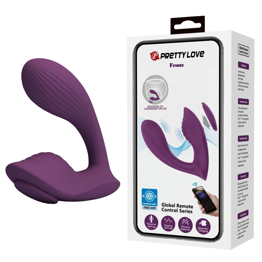 Вибромассажер серии Pretty Love - FRANZ Mobile APP remote control, BW-022101HP