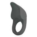 Ерекційне віброкільце PRETTY LOVE Master Ring силіконове, сіре, 8.7 х 5 см