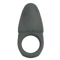 Ерекційне віброкільце PRETTY LOVE Master Ring силіконове, сіре, 8.7 х 5 см