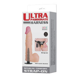 Страпон - Ultra Passionate Harness Vibrating, 16.5 см
