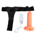 Фаллопротез с вибрацией – Baile Jessica Strap On Vibrating, 17 см