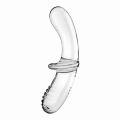Двойной стеклянный фаллоимитатор Satisfyer Double Crystal Transparent прозрачный
