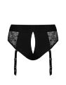 Мереживні трусики для страпона з підв’язками для панчіх Strap-On-Me DIVA HARNESS L (м'ята упаковка!)