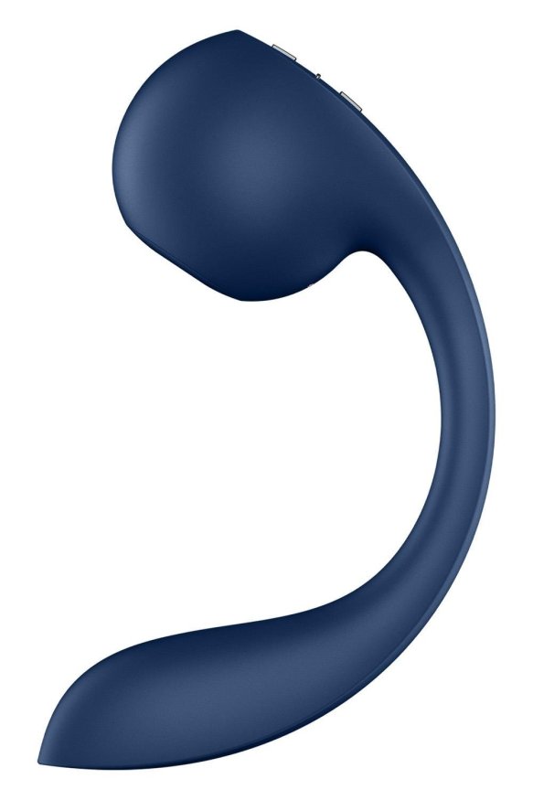 Вибратор для точки G и клитора Satisfyer Pro+ Wave 4 Connect App с приложением, синий