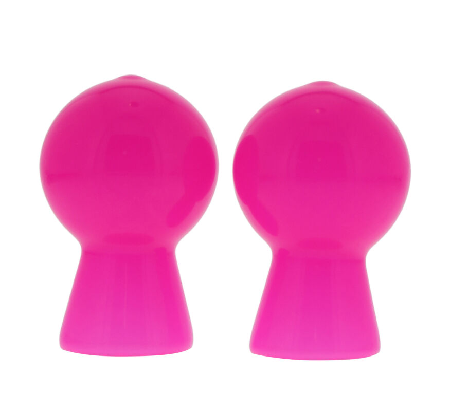 Вакуумные стимуляторы для сосков NMC NIPPLE SUCKER PAIR IN SHINY PINK